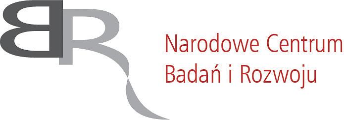 logo z czerwonym napisem
